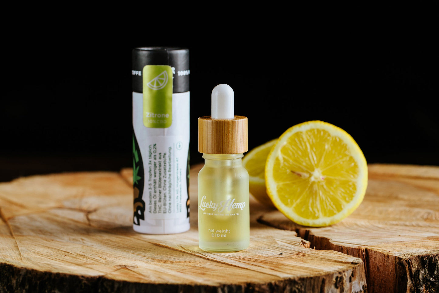 Zitronen CBD-Öl 10% Öle Lucky Hemp
