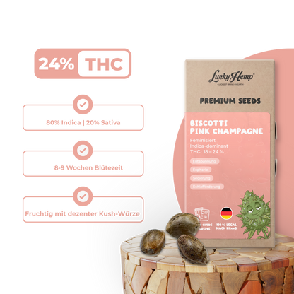 Biscotti Pink Champagne Samen Feminisiert