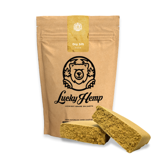 Dry Sift Hash Ökopack Blüten Lucky Hemp   