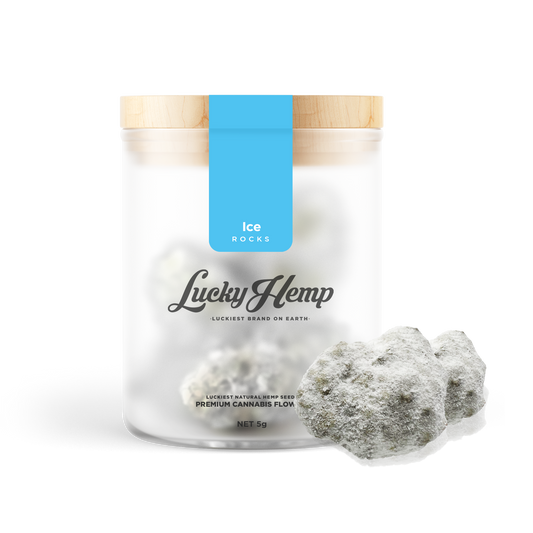 Ice Rocks 80% CBD Blüten Lucky Hemp
