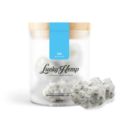 Ice Rocks 80% CBD Blüten Lucky Hemp   