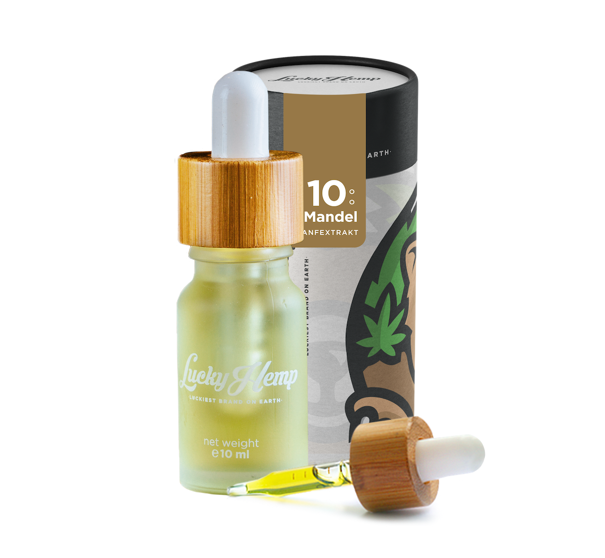 Mandel CBD-Öl 10% Öle Lucky Hemp   