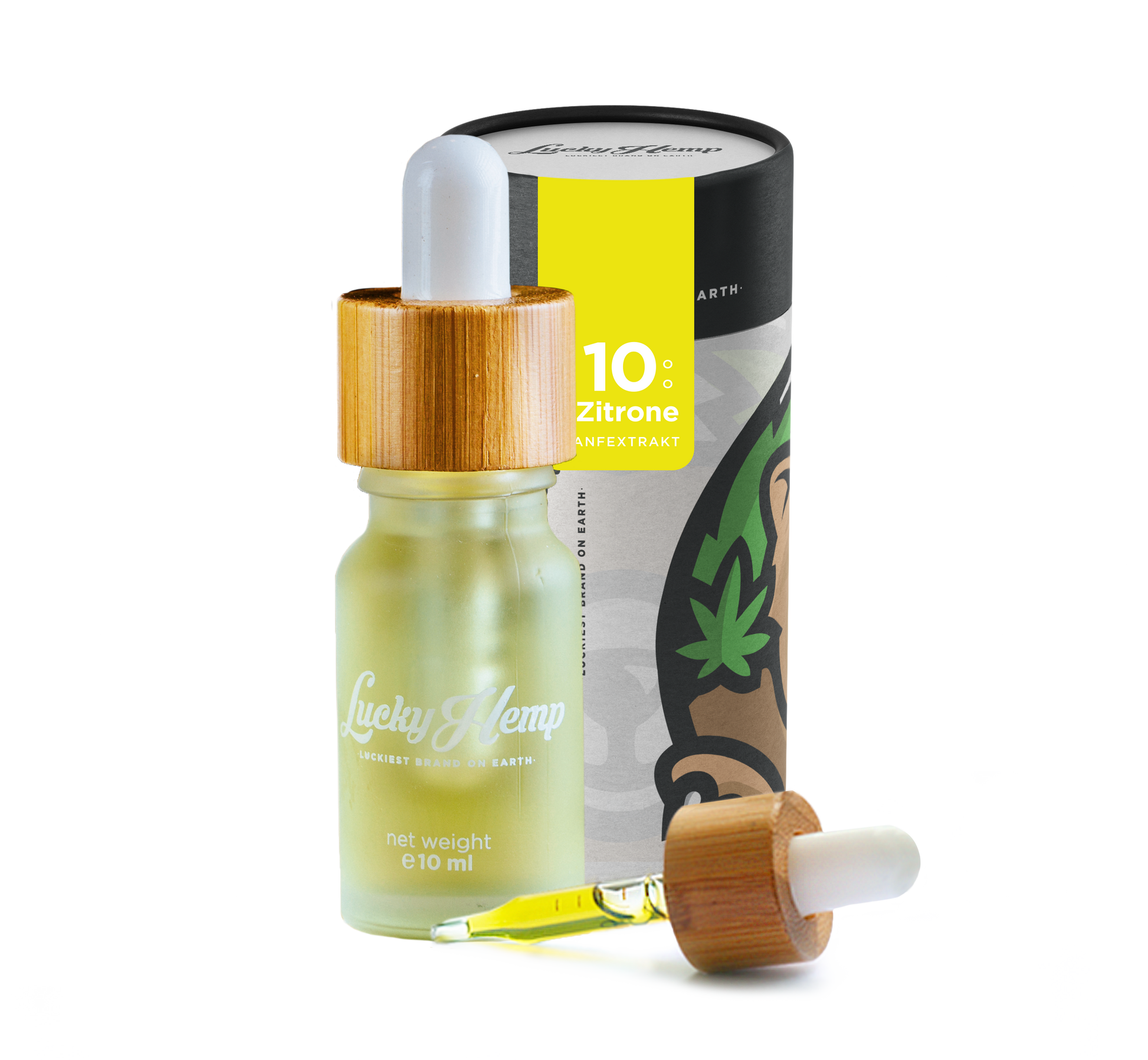 Zitronen CBD-Öl 10% Öle Lucky Hemp   