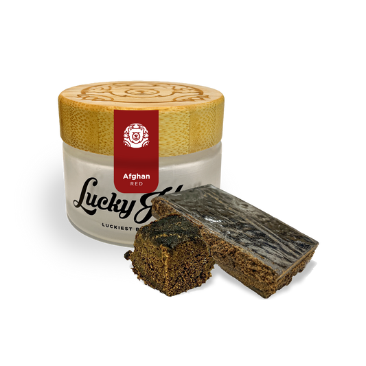 Roter Afghane 25% CBD Blüten Lucky Hemp